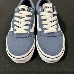 Vans Classic Navy and White Canvas Shoes